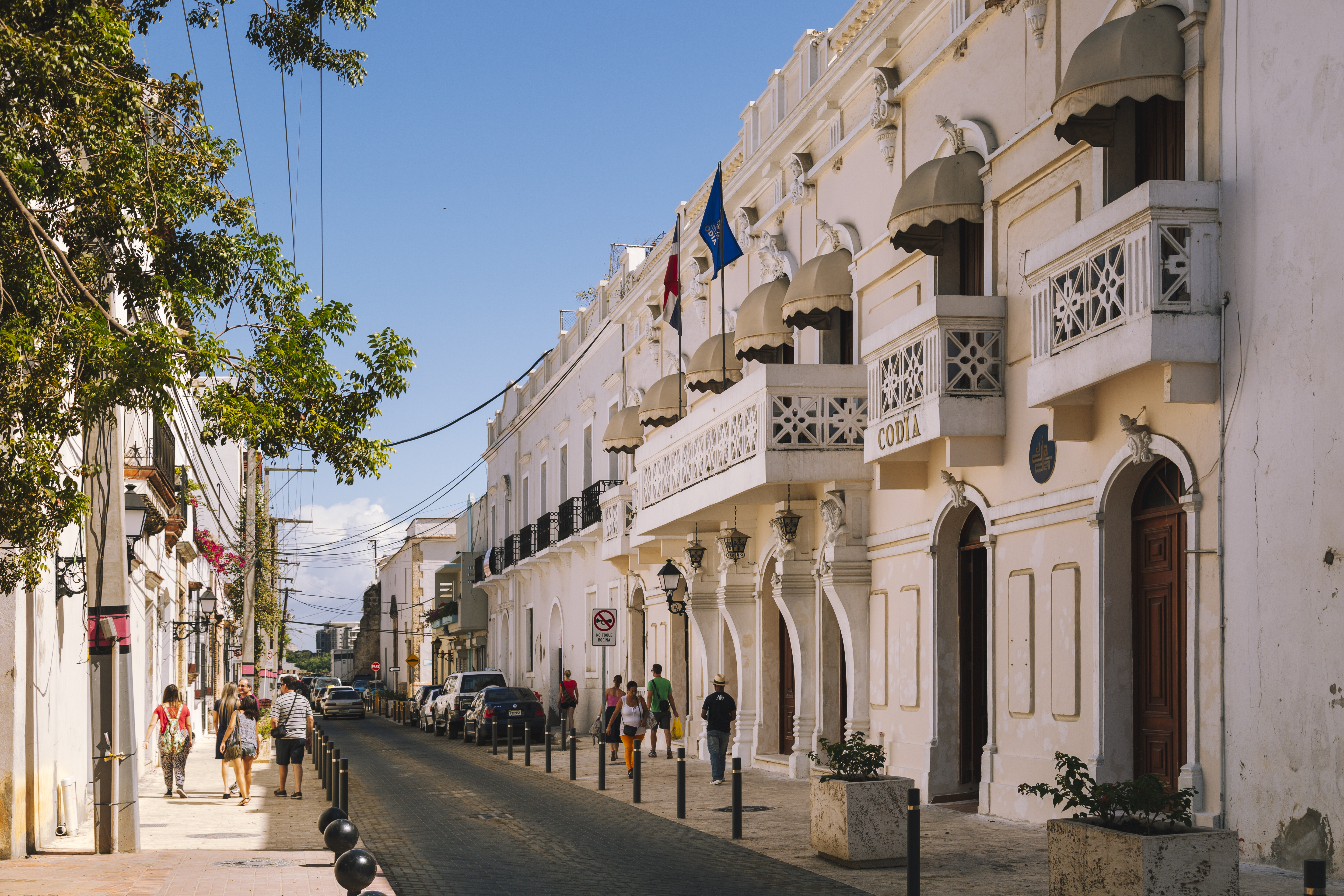 The streets of Santo Domingo in the historic colonial district of the Dominican Republic Featured image