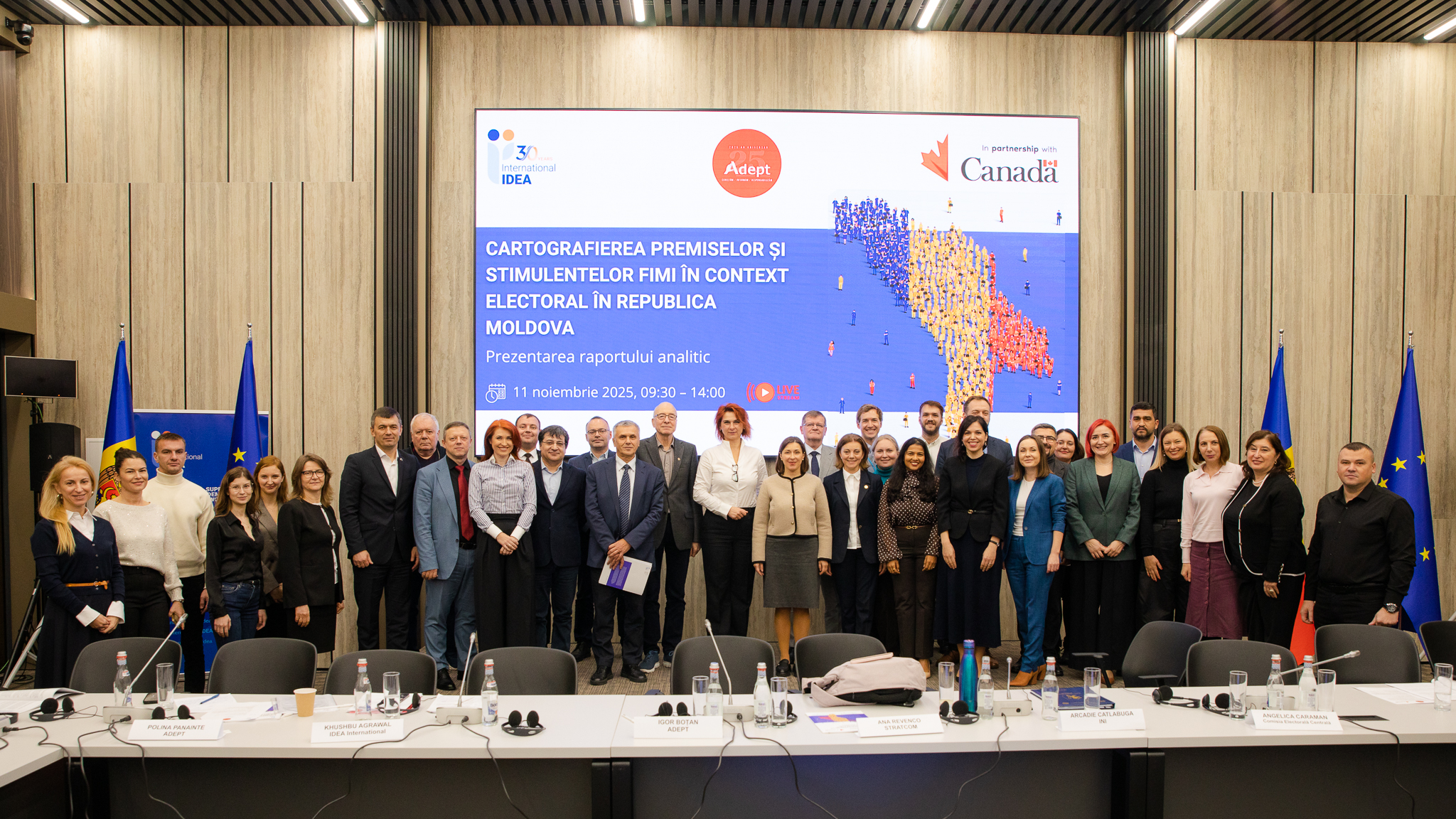 Participants at the launch of the report