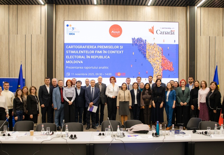 Participants at the launch of the report