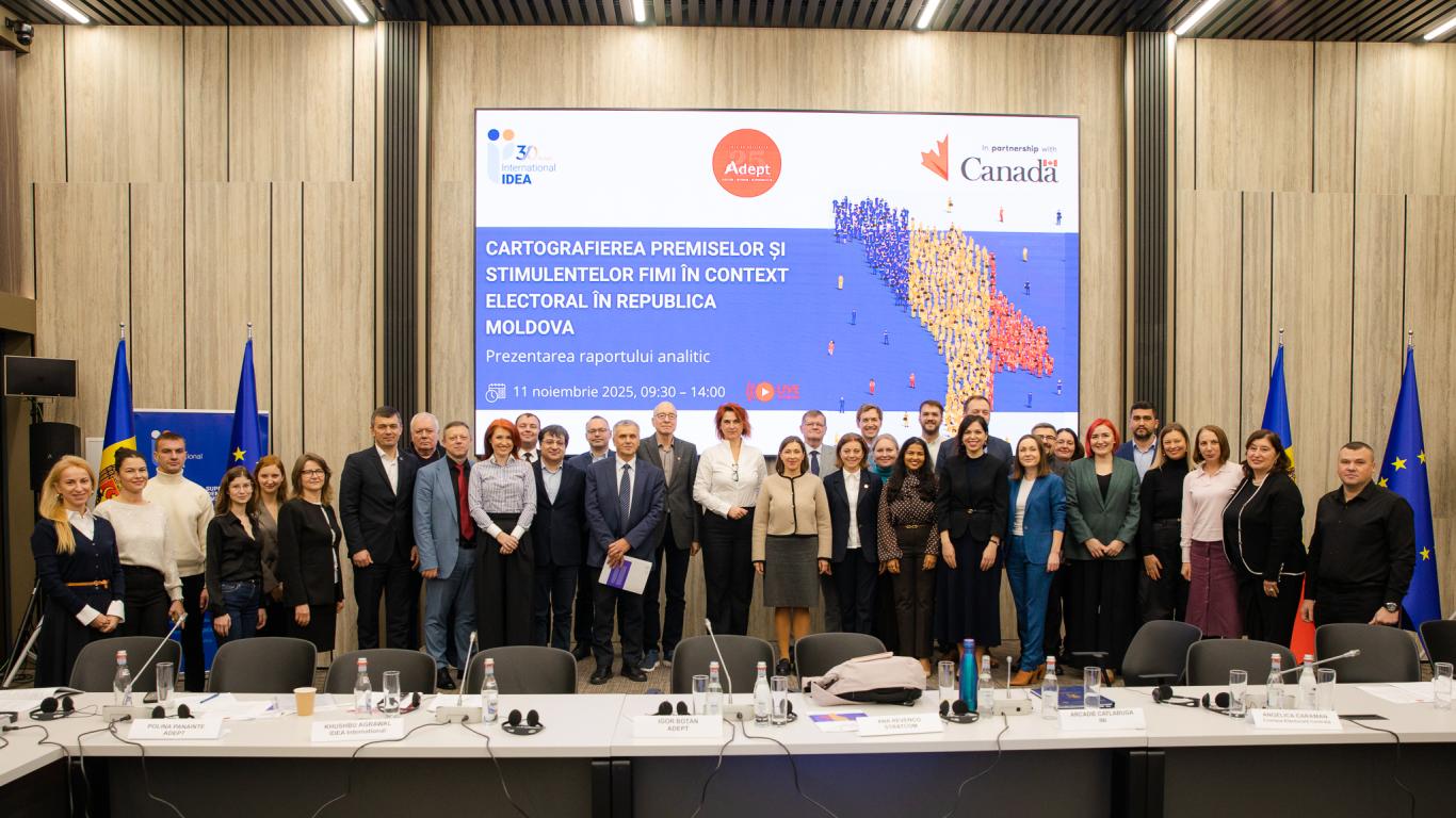 Participants at the launch of the report