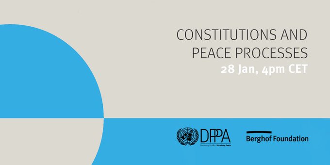 Event banner Constitutions and peace processes